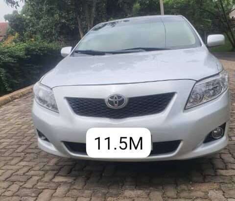 Imodoka yo mu bwoko bwa Toyota Corolla 2008 Automatic iragurishwa 11.5M negotiable. Ntucikwe n'aya mahirwe
