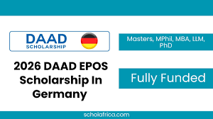 DAAD EPOS Scholarship (Entwicklungsbezogene Postgraduierten Studiengänge)